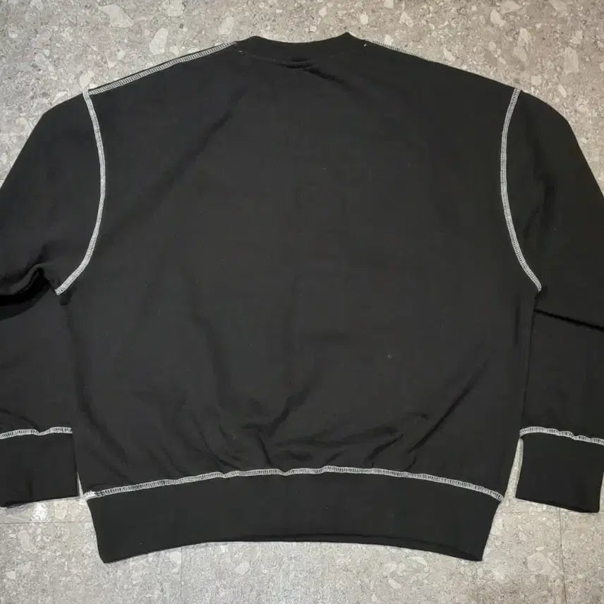 [BUNJANG] Uniform Bridge Airforce Heavy Sweatshirt (Black, XL) / 유니폼브릿지 에어포스 헤비 스웻셔츠 블랙 (XL)