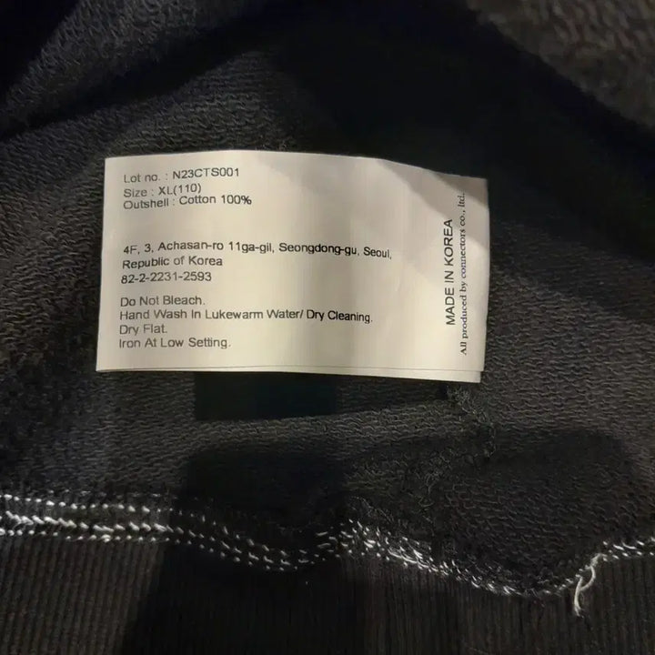 [BUNJANG] Uniform Bridge Airforce Heavy Sweatshirt (Black, XL) / 유니폼브릿지 에어포스 헤비 스웻셔츠 블랙 (XL)