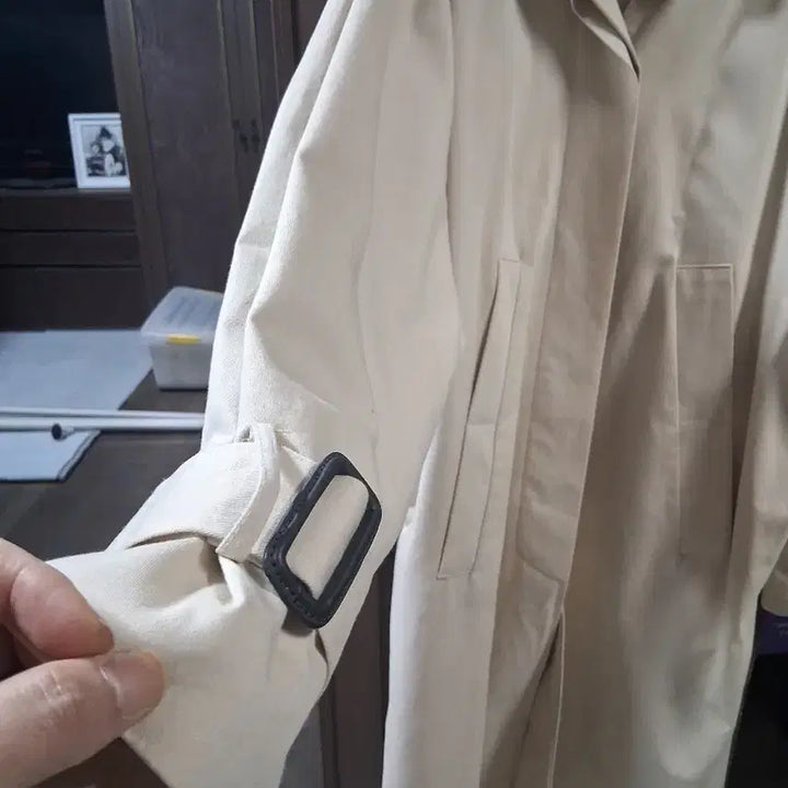 [BUNJANG] All Market Beige Trench Coat / 올마켓 베이지 트렌치코트(프리)