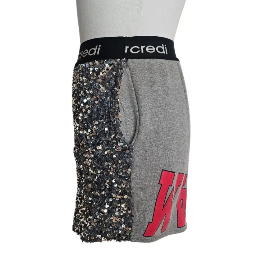 [BUNJANG] Mardi Mercredi Sequin Mini Skirt / 마르디 메크르디  스팽글 미니 스커트