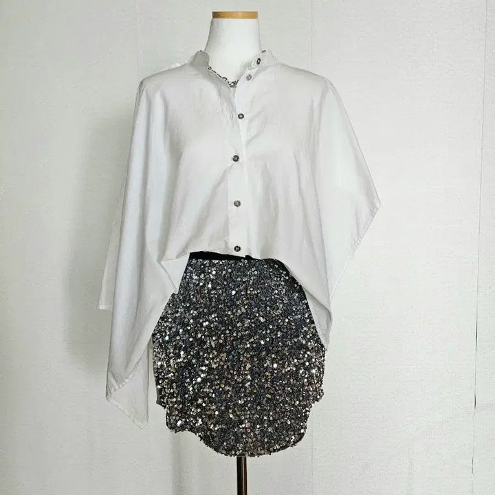 [BUNJANG] Mardi Mercredi Sequin Mini Skirt / 마르디 메크르디  스팽글 미니 스커트