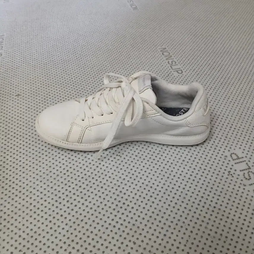 [BUNJANG] Lacoste White Sneakers / 라코스테 흰색 스니커즈 운동화