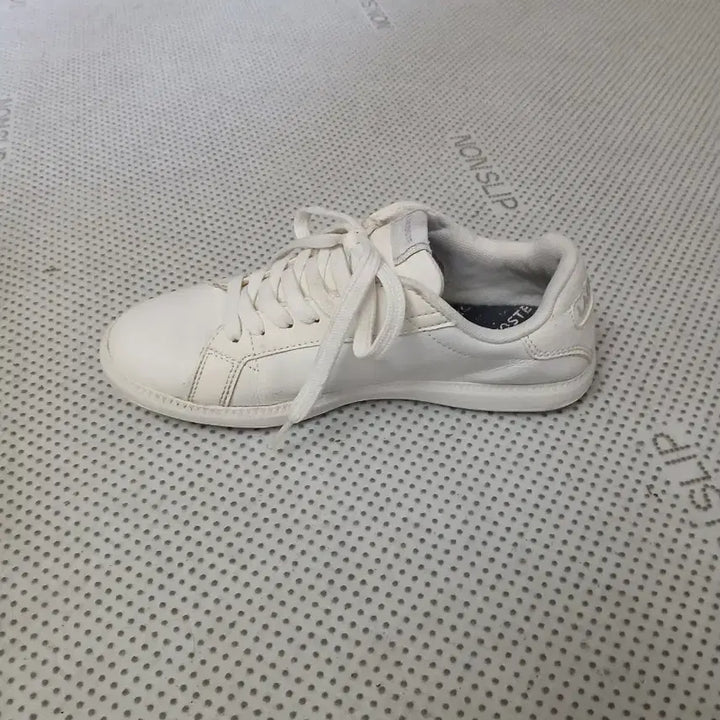 [BUNJANG] Lacoste White Sneakers / 라코스테 흰색 스니커즈 운동화