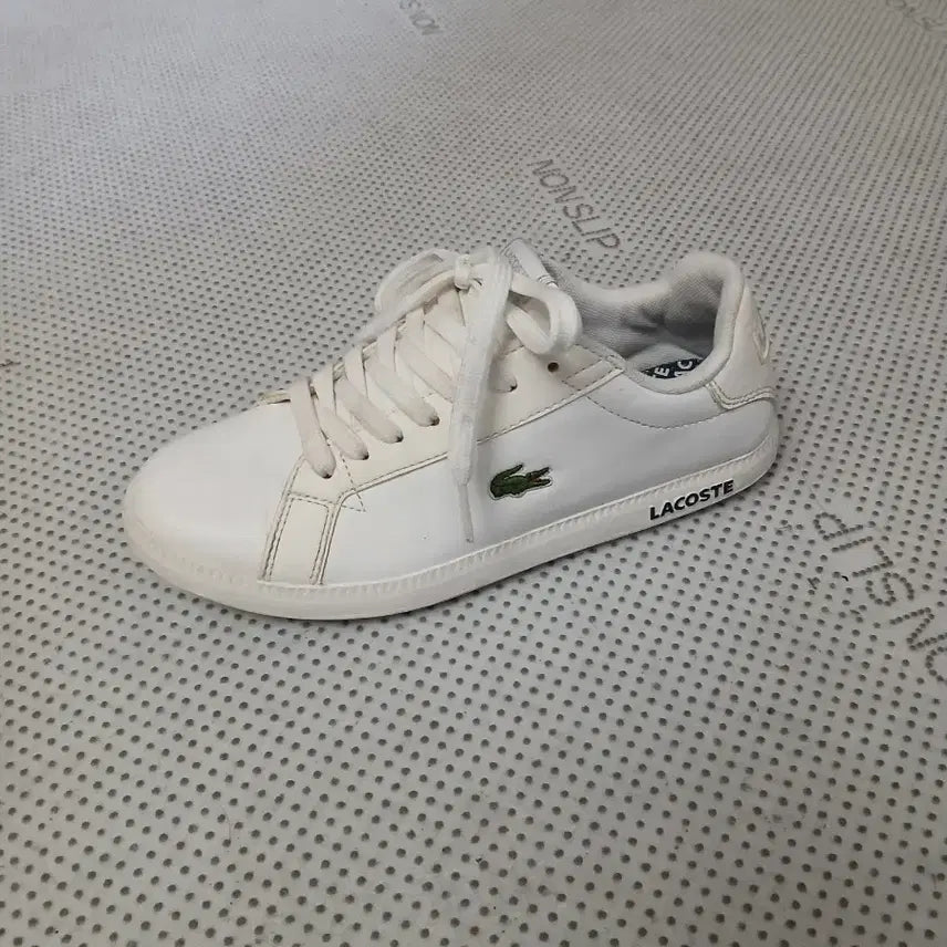 [BUNJANG] Lacoste White Sneakers / 라코스테 흰색 스니커즈 운동화