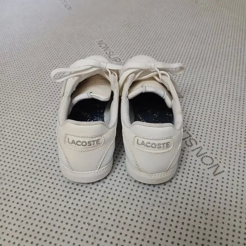 [BUNJANG] Lacoste White Sneakers / 라코스테 흰색 스니커즈 운동화