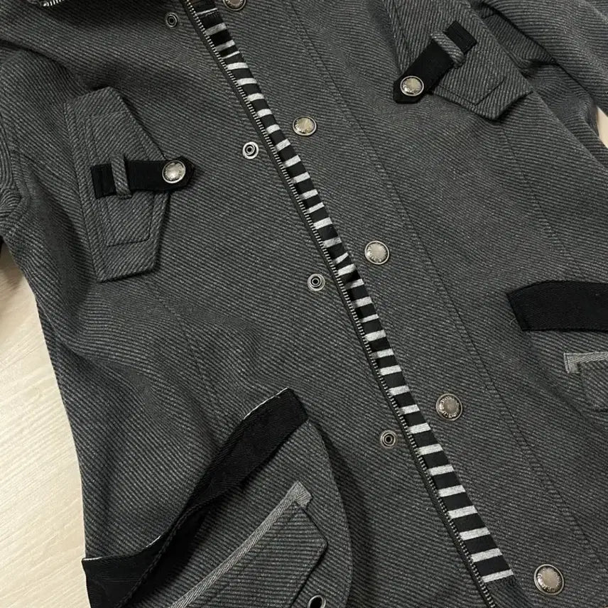 [BUNJANG] Ceronlas Vintage Eyelet Hooded Zip-Up Jacket / Ceronlas 일본 빈티지 아일렛 후드 집업 자켓M