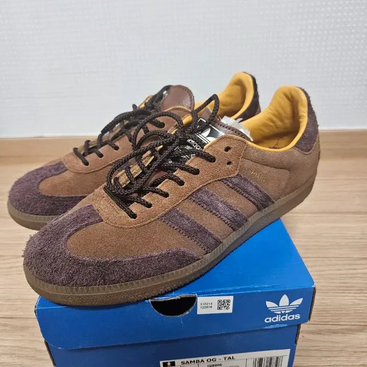[BUNJANG] Adidas Samba OG Brown Sneakers / [260] 아디다스 삼바 탈 og 브라운