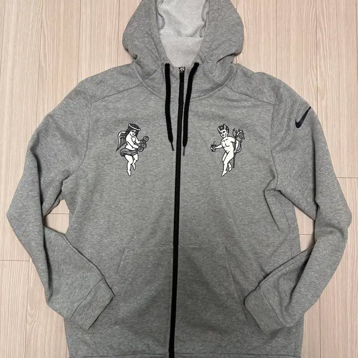 [SOLD OUT] 나이키 집업 그레이 후드 (XL)