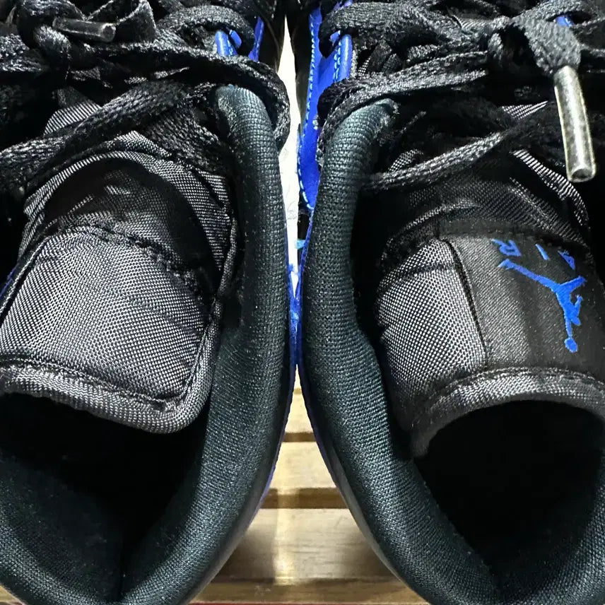 [BUNJANG] Nike Air Jordan 1 Mid Royal Blue Sneakers / 280) 나이키 운동화 남성 남자 신발 에어 조던1 미드 로얄 블루