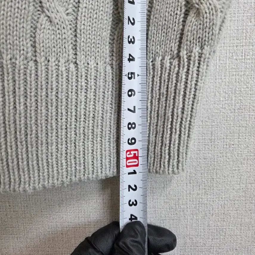 [BUNJANG] F JJ1074 Cable Knit Crop Top / 여성 케이블 니트 반팔 크롭 카라티  F JJ1074