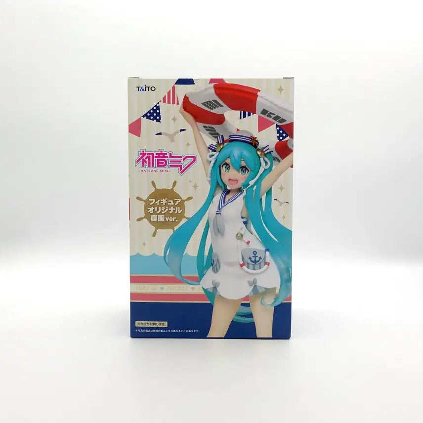 [BUNJANG] Taito Hatsune Miku Original Color Summer Uniform Figure / [미개봉] 타이토 하츠네 미쿠의 오리지널 컬러 하복 여름옷 피규어