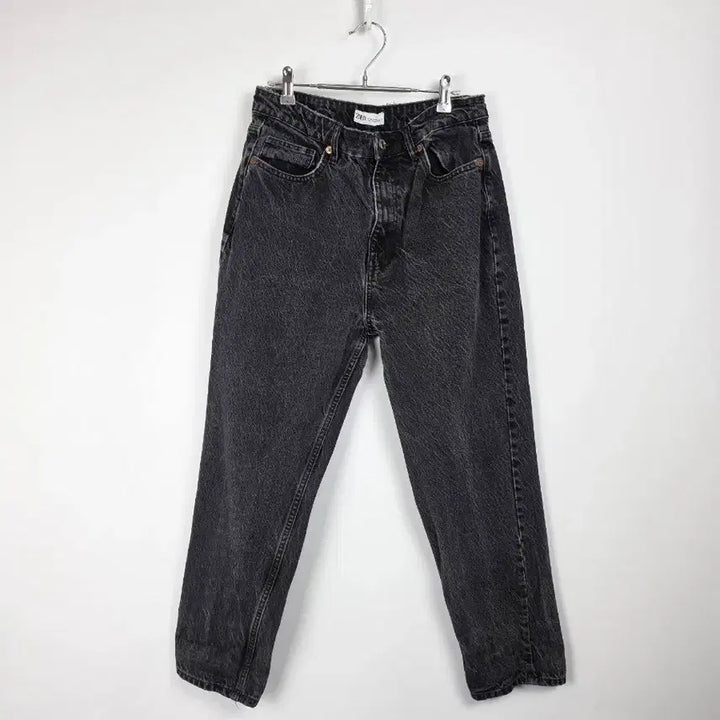 [BUNJANG] ZARA Washed Black Denim Pants (Women&