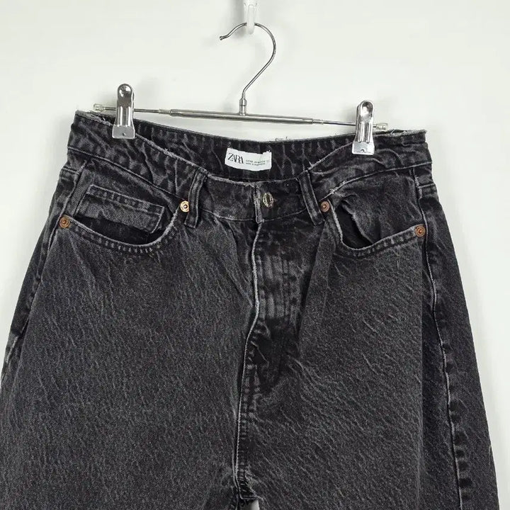 [BUNJANG] ZARA Washed Black Denim Pants (Women&