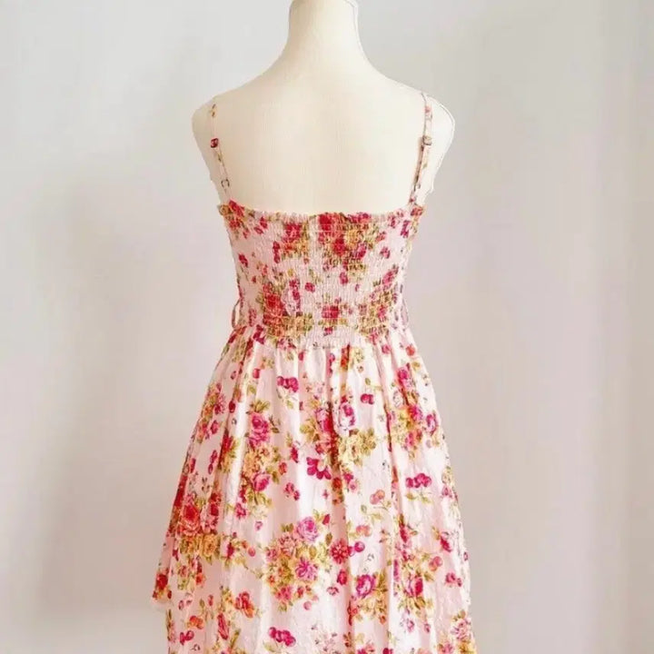 [BUNJANG] Liz Lisa Vintage Floral Mini Dress / 빈티지 리즈리사 고전 플로럴 미니원피스