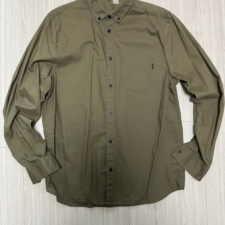 [BUNJANG] H&amp;M Khaki Shirt (XL) / H&amp;M 카키 셔츠 (XL)