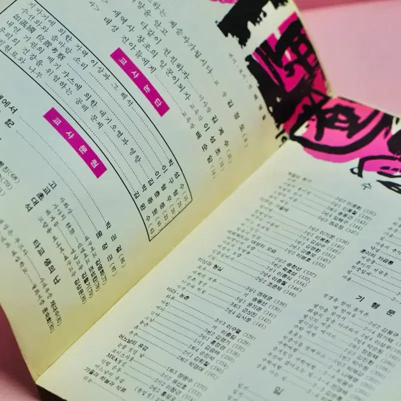 [BUNJANG] Daesung Middle &amp; Industrial High School 1975 Inaugural Edition Book / 1975년 대성중학교 공업고등학교 발행 창간호 한책