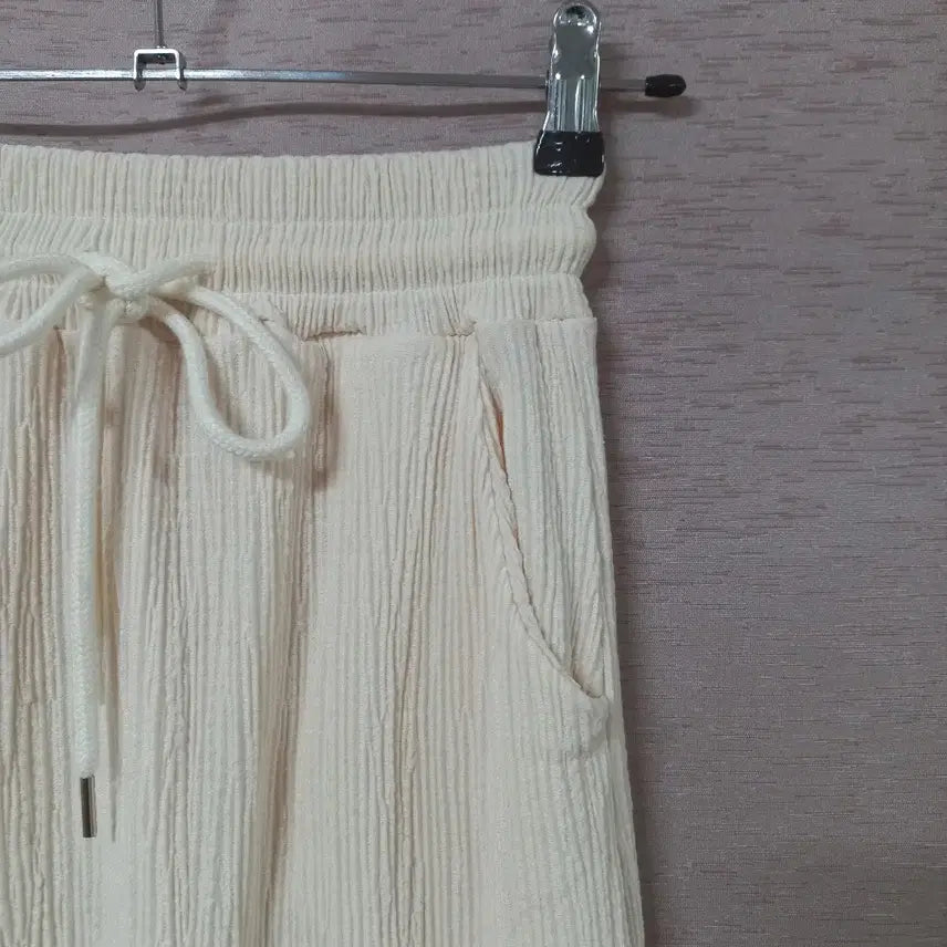 [SOLD OUT] B4-15/아이보리 밴딩 롱스커트 여성