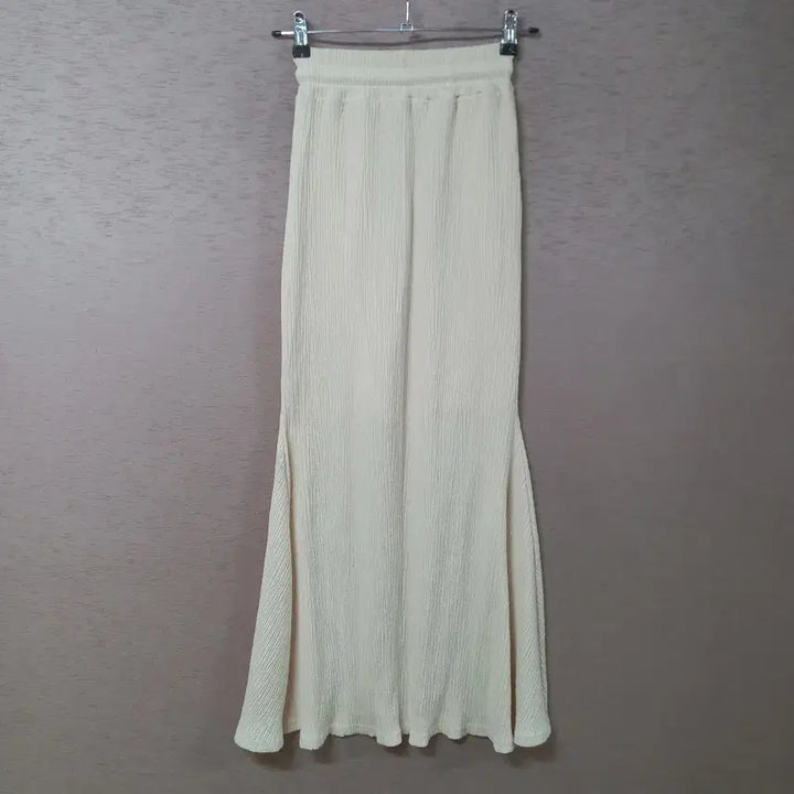 [SOLD OUT] B4-15/아이보리 밴딩 롱스커트 여성