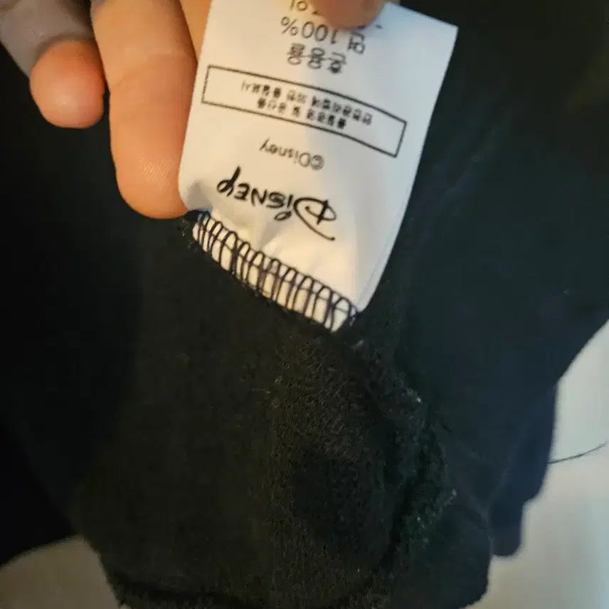 [BUNJANG] Disney Donald Duck Oversized Sweatshirt / 남여공용 디즈니 정품 오버핏 도날드덕 맨투맨 (블랙, F)