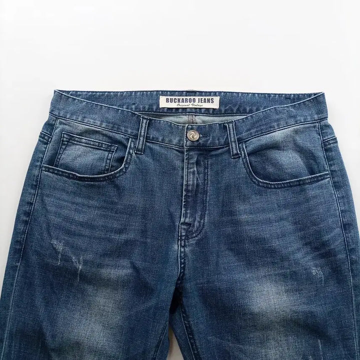 [BUNJANG] Buckaroo B0023 Vintage Wash Straight Leg Denim Pants / 버커루 청바지 사이즈35 일자 빈티지 워싱 남자 남성 데님팬츠 B0023