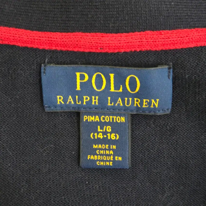 [BUNJANG] Polo Ralph Lauren Navy Cotton Cardigan / [ L ] 폴로 랄프로렌 네이비 가디건