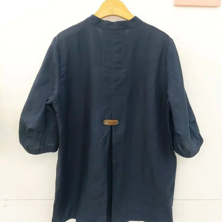 [SOLD OUT] 쁘렝땅 네이비 린넨 5부소매 자켓 66