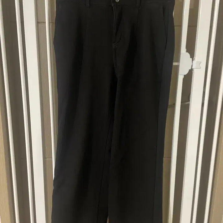 [BUNJANG] Black Slacks Pants (Waist Banding) - Women&