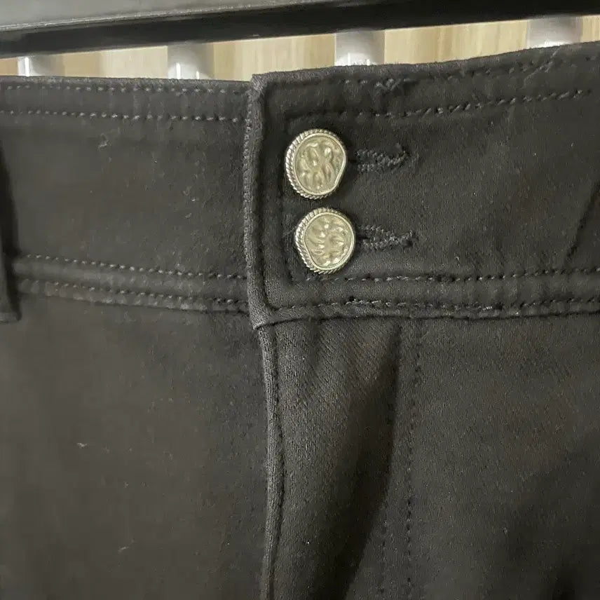 [BUNJANG] Black Slacks Pants (Waist Banding) - Women&