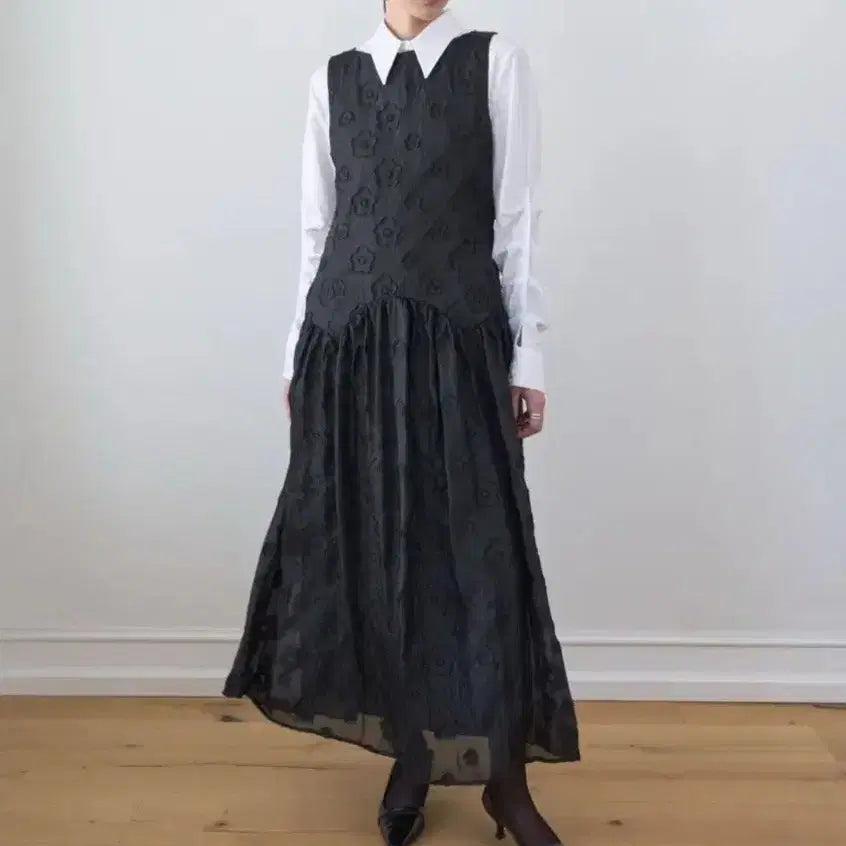 [BUNJANG] Majoine Black Backhold Dress / (새상품) 마조네 백홀드레스 블랙 M사이즈