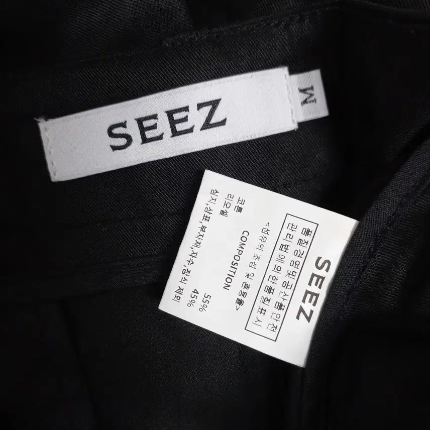 [BUNJANG] B4-15/SEEZ 블랙팬츠  남성 / B4-15/SEEZ 블랙팬츠  남성