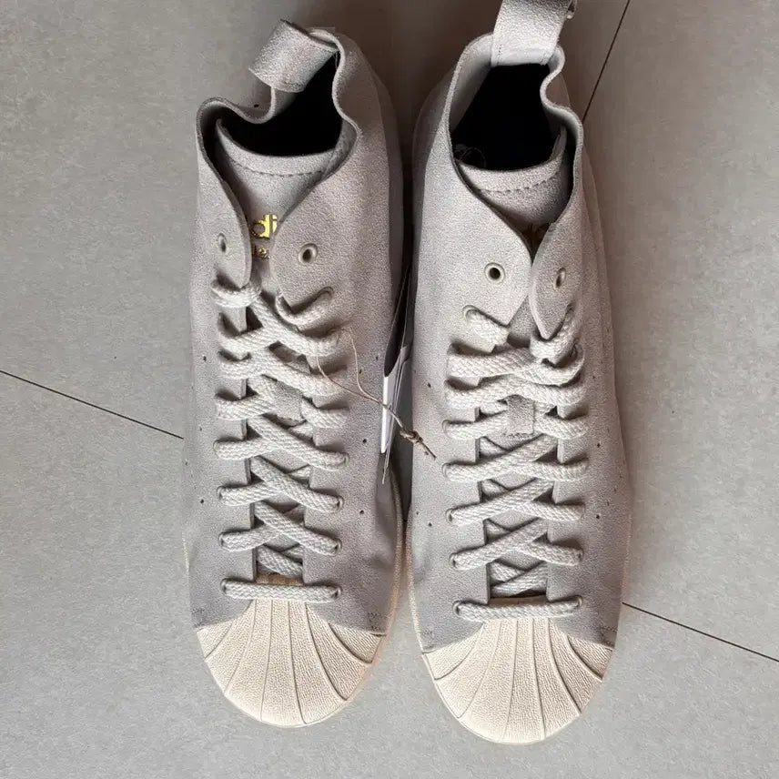 [BUNJANG] Adidas x Wales Bonner Superstar Hi Sneakers / 아디다스 x 웨일즈보너 슈퍼스타 하이 280 새제품
