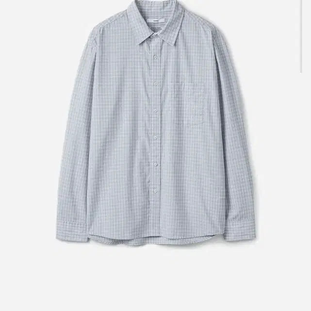 [BUNJANG] XL Kamiya Checkered Shirt Gray Pink / [XL]카미아 체크셔츠 그레이핑크