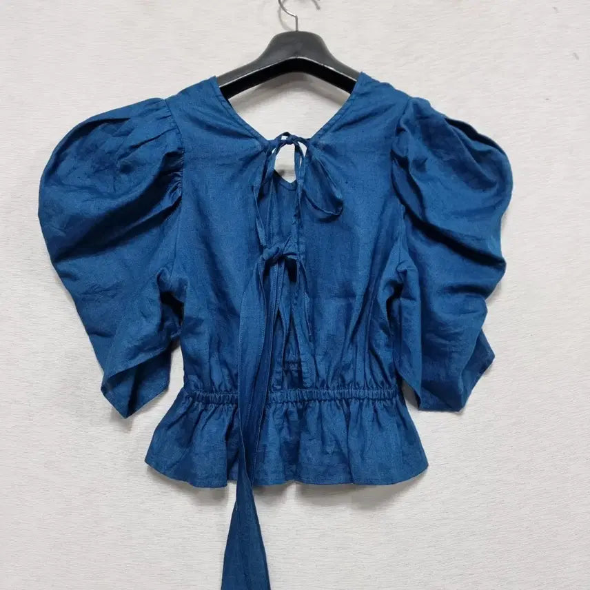 [SOLD OUT] ㅡ더일마 린넨 퍼프소매 여 프리 ㅡ0415