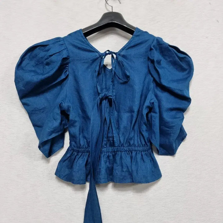 [SOLD OUT] ㅡ더일마 린넨 퍼프소매 여 프리 ㅡ0415