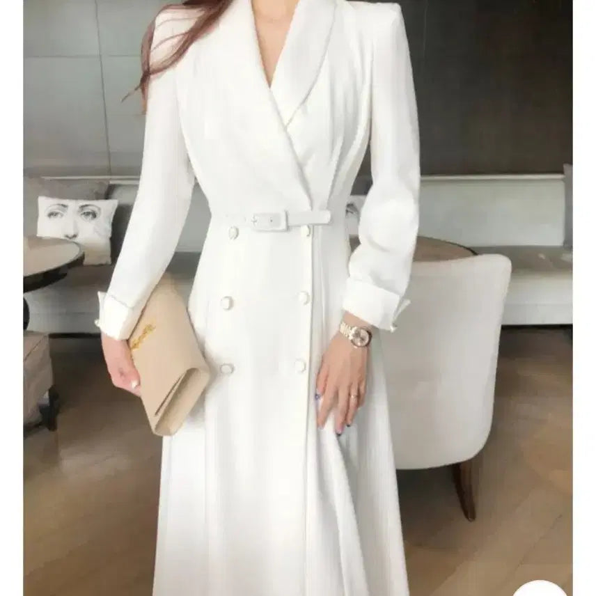 [BUNJANG] White Long Dress / 화이트원피스