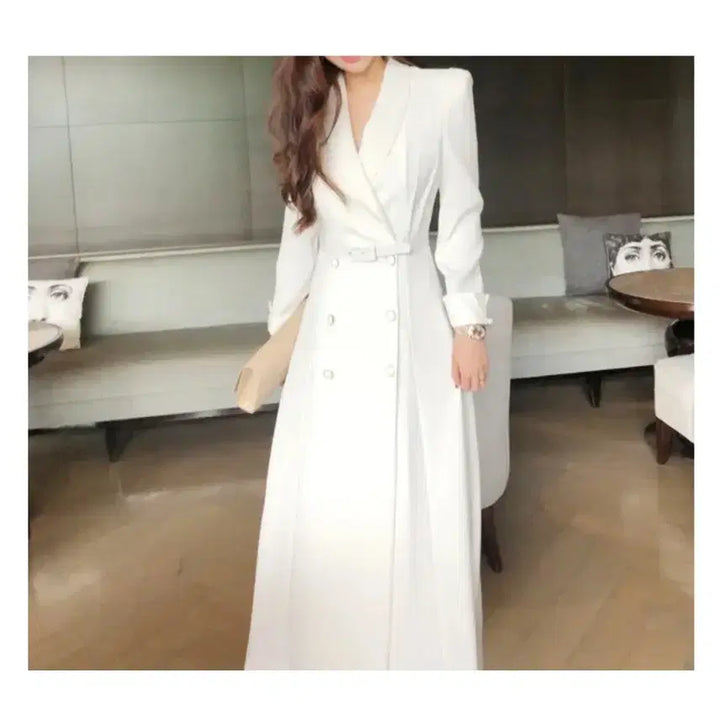 [BUNJANG] White Long Dress / 화이트원피스