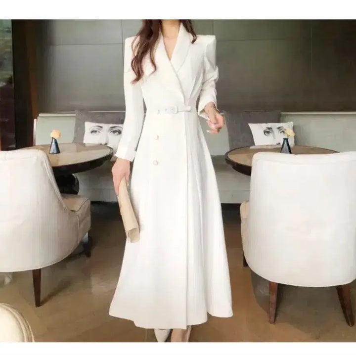 [BUNJANG] White Long Dress / 화이트원피스