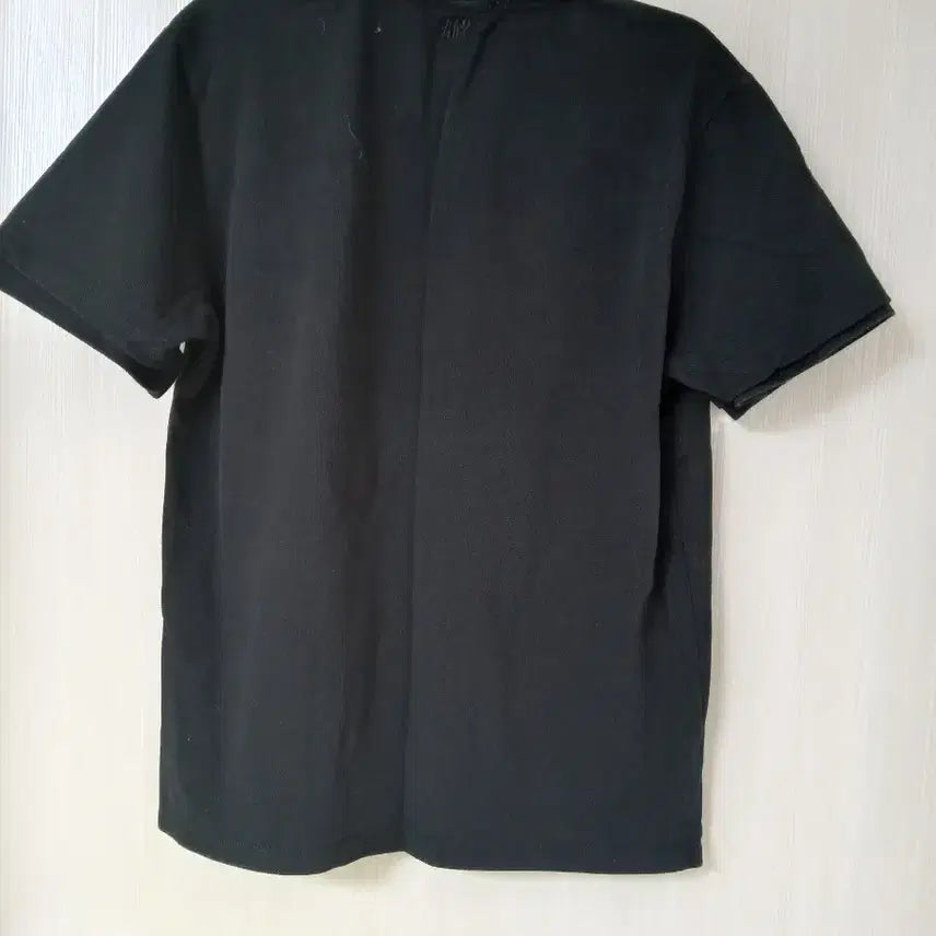 [BUNJANG] Ami Small Heart Black Polo Shirt / 아미 스몰 하트 블랙 반팔 폴로티