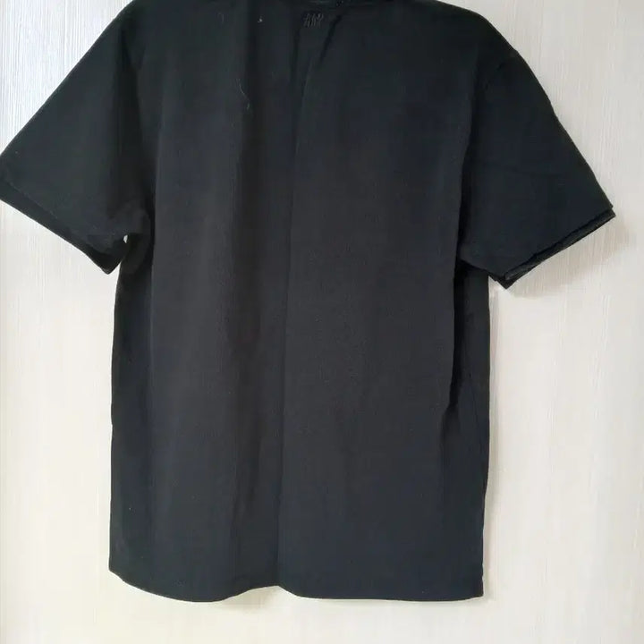 [BUNJANG] Ami Small Heart Black Polo Shirt / 아미 스몰 하트 블랙 반팔 폴로티