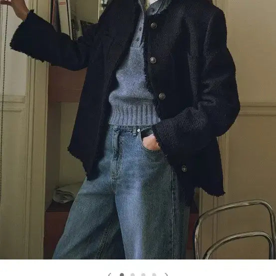[BUNJANG] 루에브르 Oversized Tweed Jacket / 2026 루에브르  오버사이즈 트위드 자켓