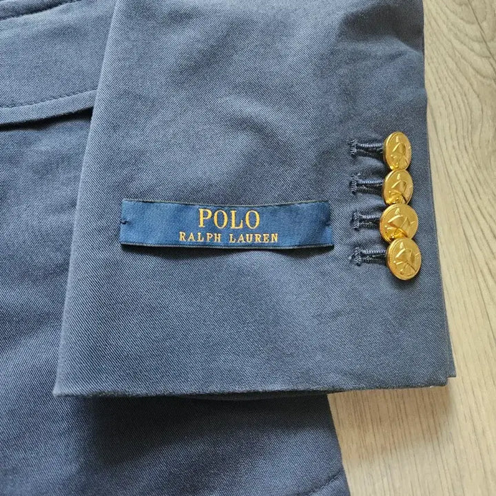 [SOLD OUT] 폴로 네이비 금장 버튼 치노 블레이저 자켓 L 105