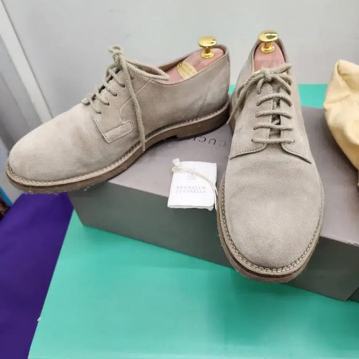 [SOLD OUT] 브루넬로 쿠치넬리 스웨이드 남성 더비슈즈