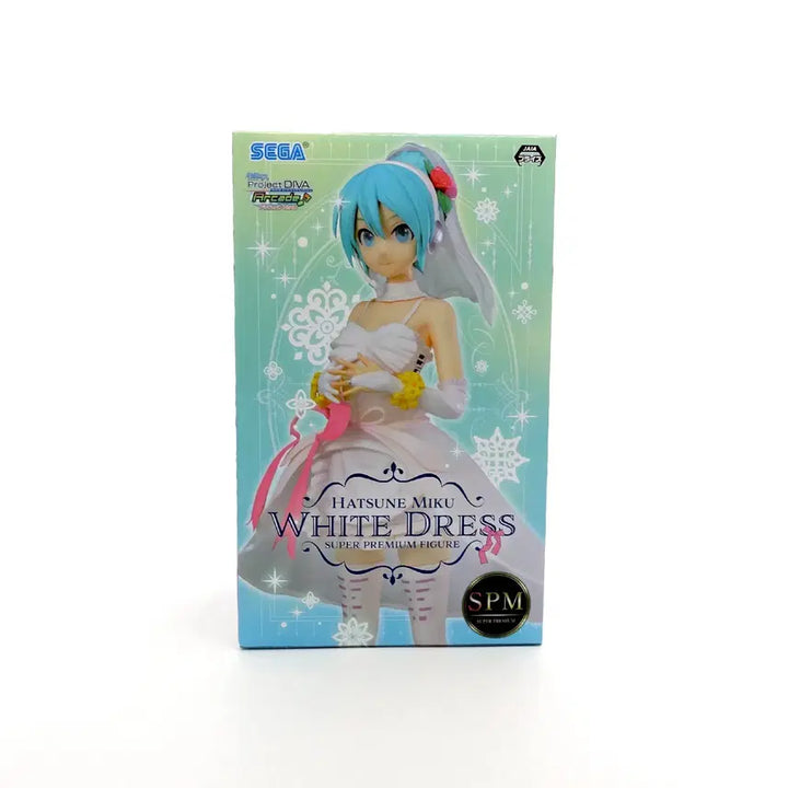 [BUNJANG] Hatsune Miku Project Diva White Dress Wedding Figure / [개봉전시] 하츠네 미쿠 SPM 프로젝트 디바 화이트 드레스 웨딩 피규어