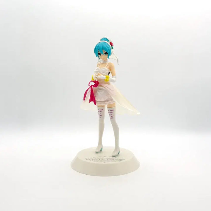 [BUNJANG] Hatsune Miku Project Diva White Dress Wedding Figure / [개봉전시] 하츠네 미쿠 SPM 프로젝트 디바 화이트 드레스 웨딩 피규어