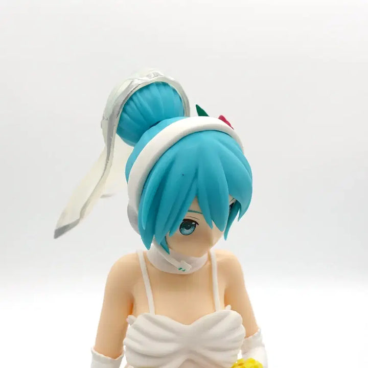[BUNJANG] Hatsune Miku Project Diva White Dress Wedding Figure / [개봉전시] 하츠네 미쿠 SPM 프로젝트 디바 화이트 드레스 웨딩 피규어