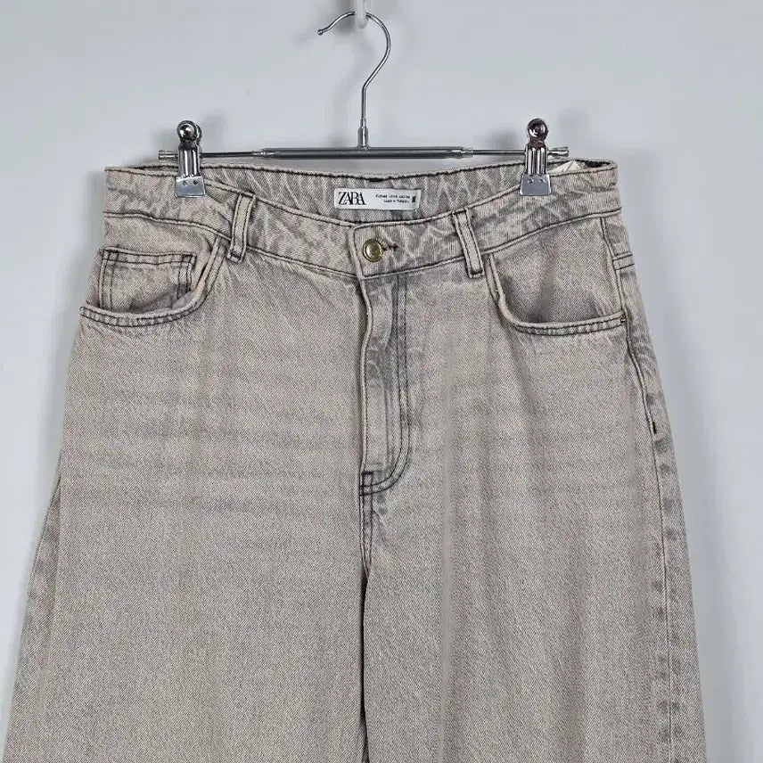 [BUNJANG] ZARA Pink Wide Denim Pants Women&