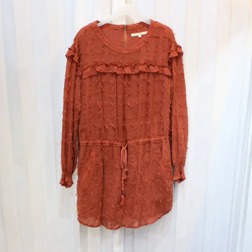 [BUNJANG] M. G-cut Waist String Dress / M 지컷 허리스트링 원피스 b775