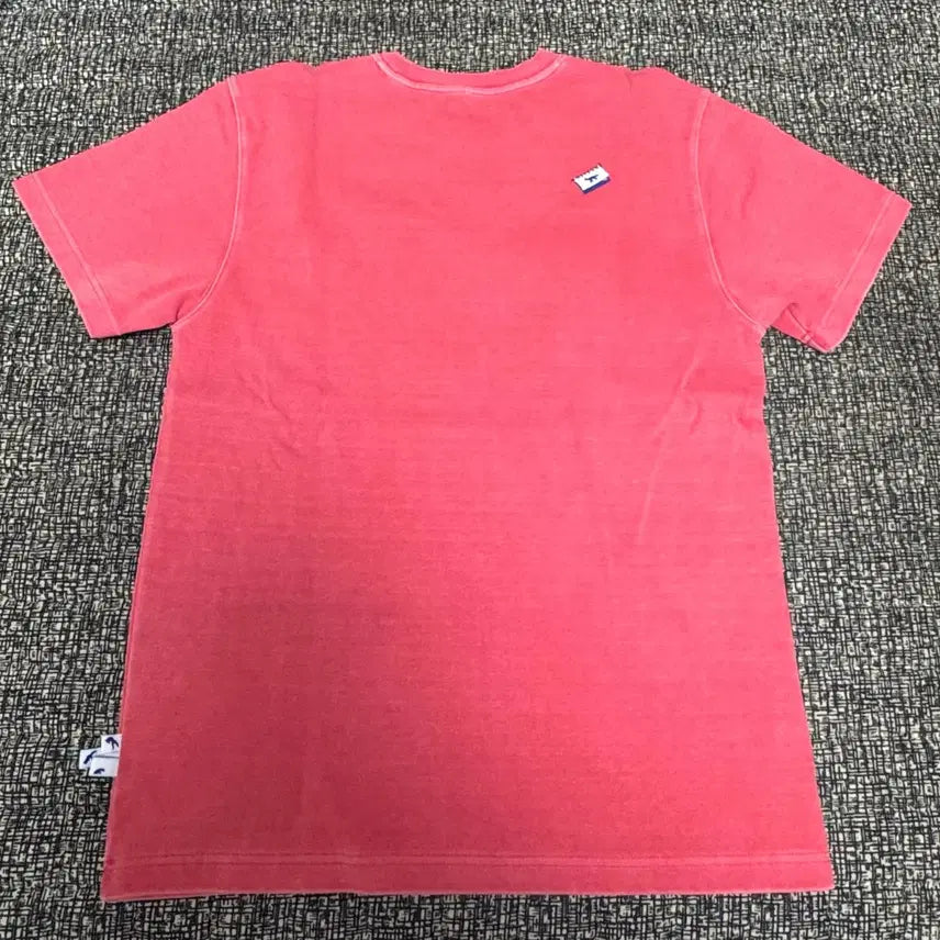 [BUNJANG] Ader Error Maison Kitsune Pink T-shirt / 아더에러 메종키츠네 반팔 티셔츠 핑크 A2