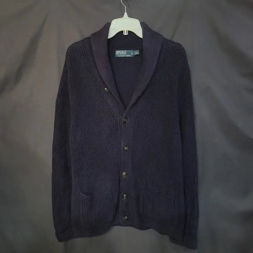[BUNJANG] Ralph Lauren Shawl Collar Knit Cardigan / Ralph Lauren 랄프로렌 숄카라 니트 가디건
