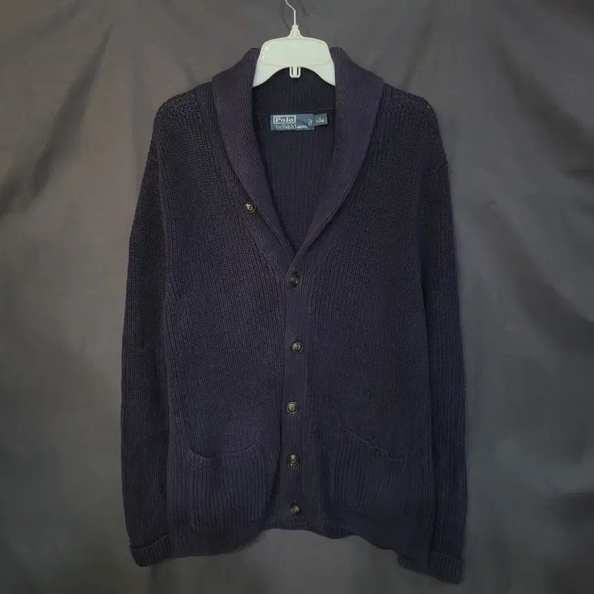 [BUNJANG] Ralph Lauren Shawl Collar Knit Cardigan / Ralph Lauren 랄프로렌 숄카라 니트 가디건